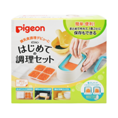 pigeon 貝親 副食品調理器皿 P03248, 1組, 細網 (滑順泥狀用)/粗網 (粗顆粒用), 研磨板, 過濾的食物容器/調理容器器皿, 研磨碗/調理器皿, 副食品冷凍盒 (入)