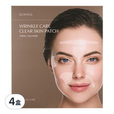 EUNYUL 局部護理面膜, Wrinkle Care Clear Skin Patch, 5包, 4盒
