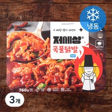 저세상 무뼈 국물 닭발 (냉동), 760g, 3개