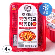 추억의 국민학교 떡볶이 매운맛 (냉동), 600g, 4개