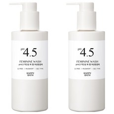 해피바스 PH4.5 약산성 쑥 젤 여성청결제, 2개