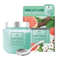 플루 프루티 퍼퓸드 슈가 바디스크럽 그린몽코튼, 500g, 1개