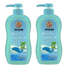 依必朗 Angel Baby 嬰兒洗髮精 金盞花香, 溫和不流淚配方, 弱酸性 不含皂, 600ml, 2瓶
