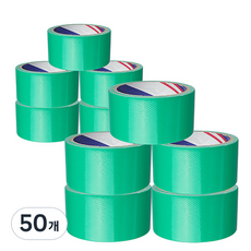 부광테이프 천면 청테이프 48mm x 7m, 청색, 50개