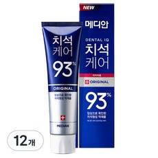 메디안 치석오리지널 치약, 120g, 12개