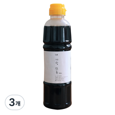 삿갓유통 권가제면소 내 사랑 쯔유, 3개, 500ml