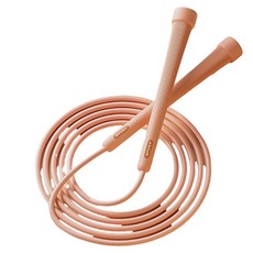 MICHAEL FITNESS 麥克健身 鋼絲跳繩 妃粉 2個, 75G 馬卡龍競速跳繩, 妃粉色