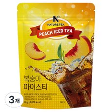 네이쳐티 복숭아아이스티, 1kg, 1개입, 3개
