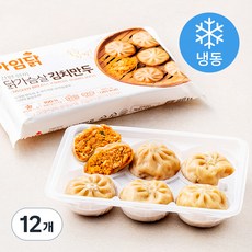 아임닭 간편 한끼 닭가슴살 김치만두 (냉동), 180g, 12개