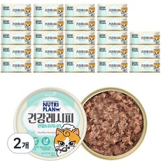 뉴트리플랜 고양이 건강 레시피 관절 간식캔, 참치, 90g, 48개