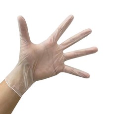 MEDIHAND 美恆 PVC透明手套 L 10cm 100入 無粉手套 一般防護, 100個, 2盒