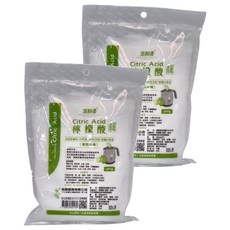 室翲香 檸檬酸, 食品級, 清潔專用, 中和鹼性汙垢, 除霧光亮, 400g袋裝, 2包, 400g