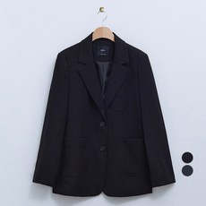 로엠 여성용 테일러드 세미오버핏 자켓