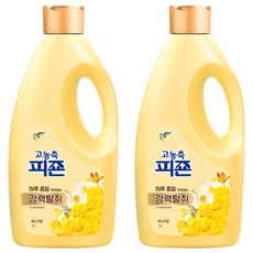 피죤 고농축 오리지널 섬유유연제 써니 가든 본품, 2L, 2개