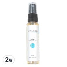 LOVELINESS 腋味淨酵素體香噴霧 30ml - 白麝香, 台灣製, 2瓶