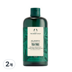 더바디샵 티트리 젤 샴푸, 400ml, 2개
