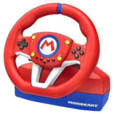HORI 瑪利歐賽車特仕方向盤, 支援 Nintendo Switch, 具備道具鍵, 按鍵可自行定義, 1組, NSW-204A