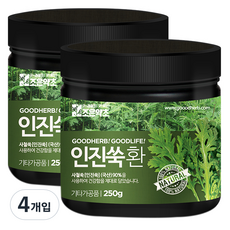 굿허브 프리미엄 인진쑥환, 250g, 4개입