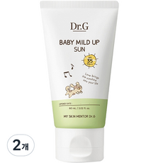 닥터지 베이비 마일드 업 선크림 SPF35 PA+++, 60ml, 2개