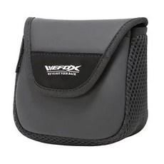 WEFOX 鉅灣 護衛君士 捲線器袋 收納袋 5mm 厚緩衝材質 耐衝擊 韌性強防潑水, S 13 x 12cm x 5mm(適用3000型以下), 1個, 黑色