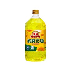 泰山 純葵花油，89%不飽和脂肪酸，耐高溫220°C，富含維生素E, 2L, 1瓶