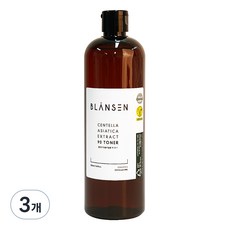 블랑센 병풀추출물 90 토너, 3개, 500ml - 병풀추출물원액500g