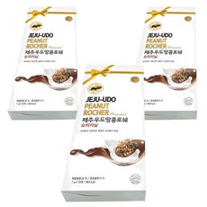 제주 우도 땅콩 로쉐 오리지날 10p, 70g, 3개
