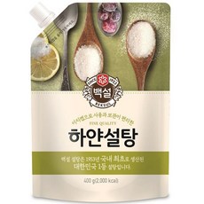 백설 하얀설탕, 400g, 1개 400g, 1개