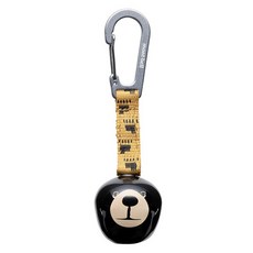 mont-bell ROUND TREKKING BELL MONTA BEAR熊鈴鉤環, 黑色, 1個