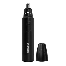 URBANER 奧本 頂級水洗式電動鼻毛刀 MB-041B, 黑色, 台灣製造