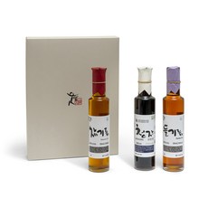 상촌식품 전통장 해 참기름 250ml + 들기름 250ml + 간장 260ml 세트, 1세트
