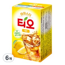 티오 아이스티 레몬맛, 13g, 18개입, 6개