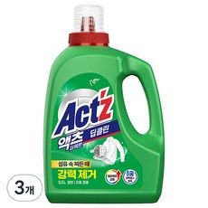 액츠 퍼펙트 딥클린 액상세제 본품, 3.5L, 3개