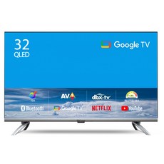 더함 FHD QLED 구글 OS TV, 81cm (32인치), 스탠드형, NA321QLED, 고객직접설치
