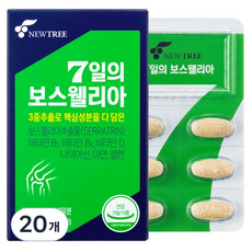 뉴트리 7일의 보스웰리아 30p, 20개, 30정