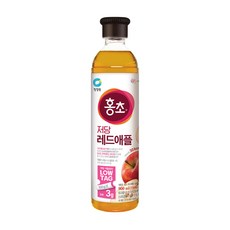 Hongcho 紅醋 清净園紅蘋果低糖, 900ml, 1個