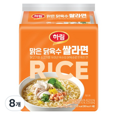 하림 맑은 닭육수 쌀라면 112g