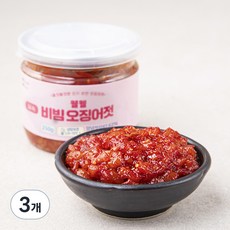 웰웰 실속 비빔 오징어젓, 250g, 3개