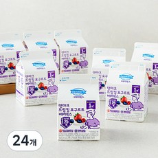 덴마크 드링킹 요구르트 베리믹스, 275ml, 1개입, 24개