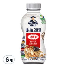 퀘이커 마시는 오트밀F 단백질2.0, 80g, 6개