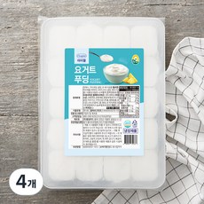 풍요한아침 아이젤 요거트푸딩, 1kg, 4개