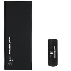  빈슨메시프 프리미엄 싱글 8T 자충매트 에어매트 8cm 1인용 캠핑 블랙에디션 ALL BLACK 