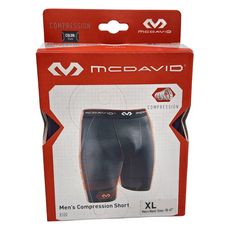 MCDAVID 8100 壓縮緊身短褲，黑色，男士款，XL（腰圍尺寸：38-42英寸）, 1件
