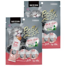 惜時 Puffy 帕菲 Nee 泥泥愛貓肉泥條, 鮪魚 + 龍蝦 + 離胺酸, 2袋, 70g