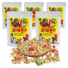 앵큐브 과채동 15가지 통통 과일 + 채소 동결건조, 30g, 5개