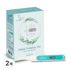 슈얼리 디지털 배란테스트기 SU-DR01-LH, 20개입, 2개 20개입, 2개