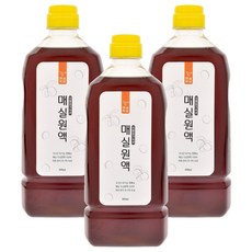 매실원액 1병(900ml), 900ml, 3개