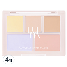  루나 컨실러 블렌더 팔레트 6g, 02 퓨어 커버, 4개 