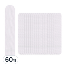 다다 미끄럼방지 스티커 테이프 투명 20 x 640 mm, 60개 60개