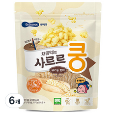베베쿡 처음먹는 사르르쿵, 현미, 23g, 6개